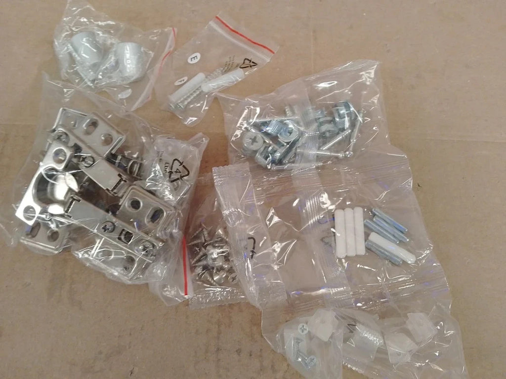 Kitchen Cabinet Hinges Hardware Kit Soft Close Cupboard Door Fixings Set New