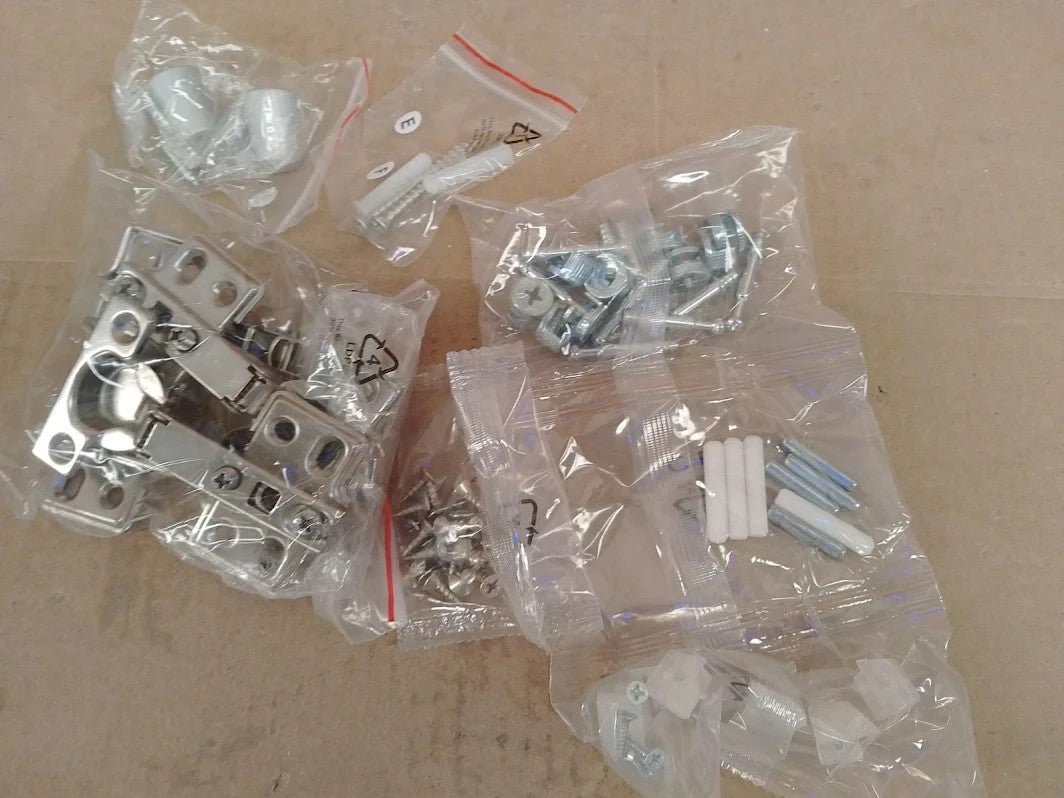 Kitchen Cabinet Hinges Hardware Kit Soft Close Cupboard Door Fixings Set New