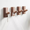 HomeDo Wooden Coat Hooks Wall Mounted Decorative Single 8 Pieces Hat Rack New