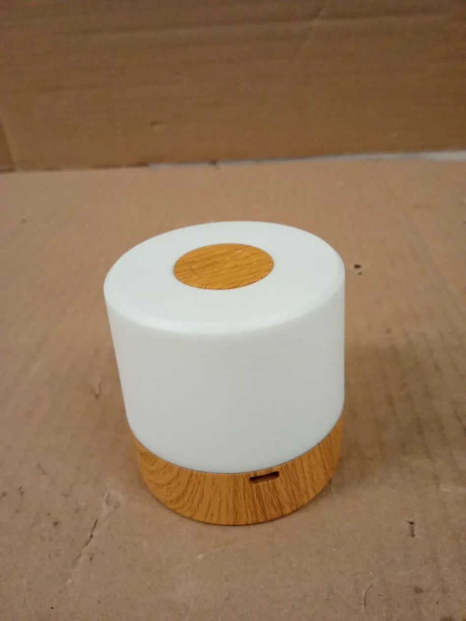 B K Licht Mini LED Table Lamp Wireless IP44 Touch Dimmable Steps 7x7cm Bedside