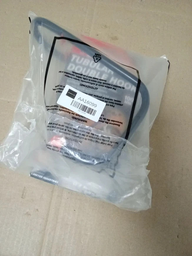 Dekton 1pc 100mm Tubular Double Hook Durable Scratch Resistant Plastic Coating