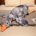 Huge Goose Plush Toys Big Duck Doll Soft Stuffed Animal Sleeping Pillow Grey New