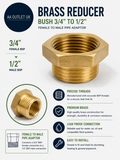 Gardena Brass Reducer Connecting Piece To The Pipe Connection Quick Coupling