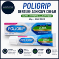 Poligrip Denture Adhesives Cream Ultra Provides Strong All Day Hold 40g