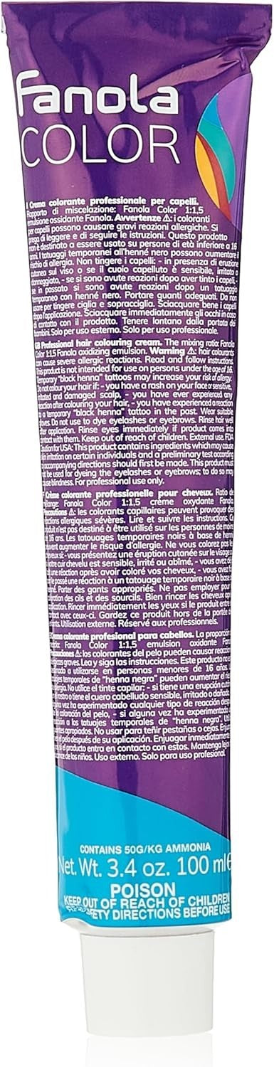 Fanola Cream Colore Colouring Cream 4.29 Dark Chocolate Permanent 100ml New