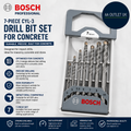 Bosch Professional 7Piece CYL 3 Drill Bit Set For Concrete Accessories Rotary
