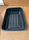 Salter Vitreous Enamel 34cm Roaster Rack Large Roasting Tin Oven Baking