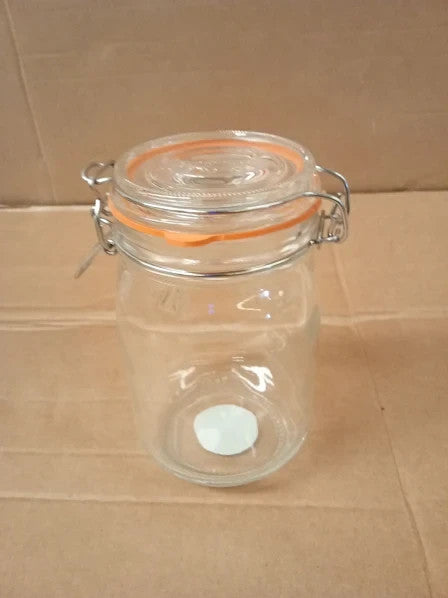 Kilner Clip Top Jar 1L Airtight Glass Storage Jar Preserving Reusable Recyclable