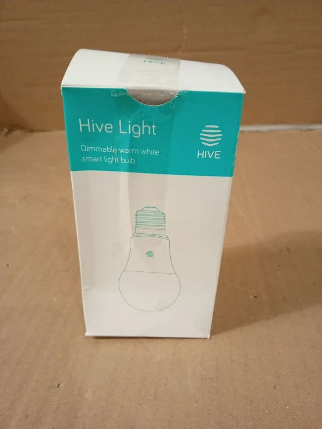 Hive Smart Light Bulb E27 Dimmable Screw V9 Works Amazon Alexa White New