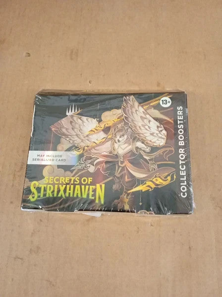 Magic The Gathering Secrets Of Strixhaven Collector Booster Box Fantasy 13+ Used