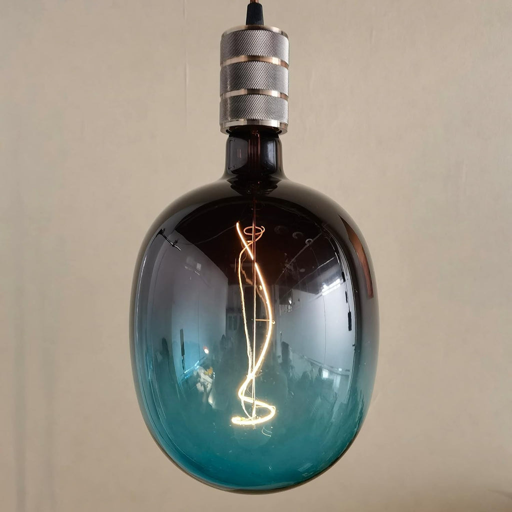Sd Lux E27 Vintage Light Bulbs Led Globe 5w Sprial DG170 Black Blue 2XL New