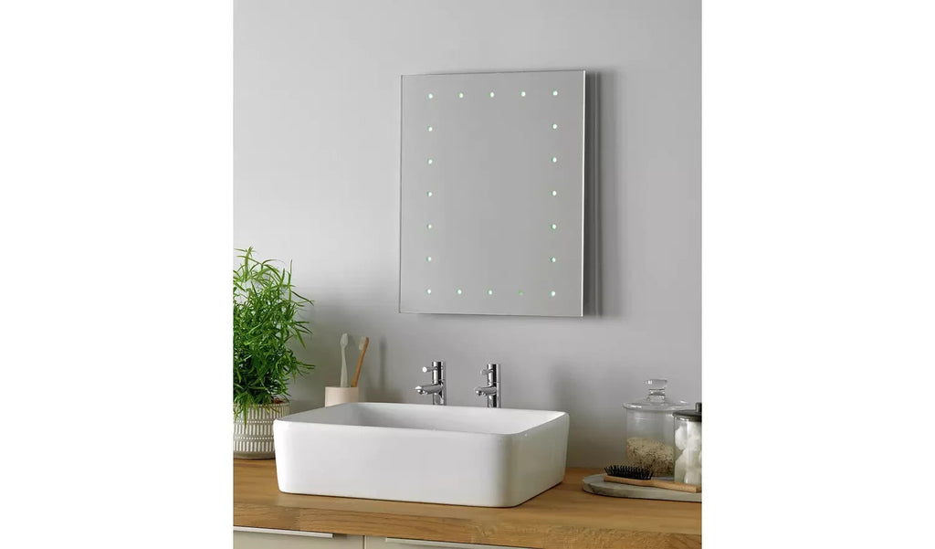 Argos Home Ashbourne LED Bathroom Mirror Illuminated Wall Mounted Design New
