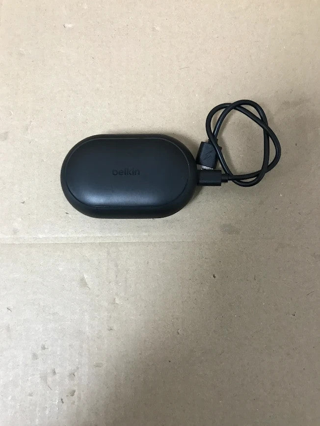 Belkin Soundform Play True Wireless Bluetooth Earbuds Black Charging Case
