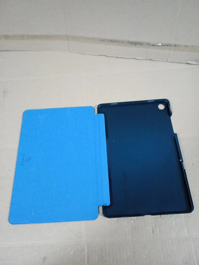 FINTIE SlimShell Samsung Galaxy Tab A9+ 11 Case Peacock Blue Auto Wake Sleep