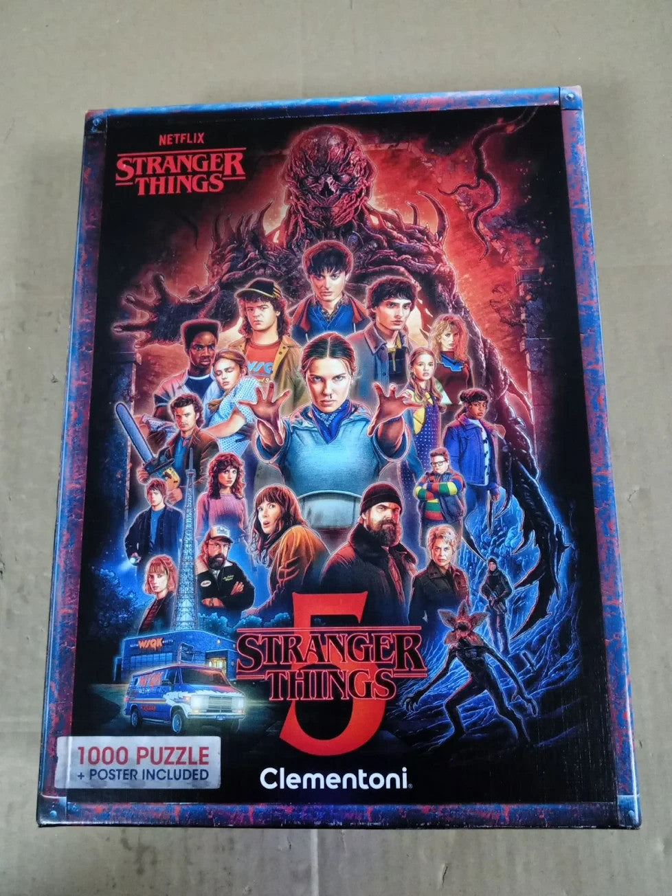 Clementoni Jigsaw Puzzle 1000 Pieces Stranger Things Netflix Adults 37096 New