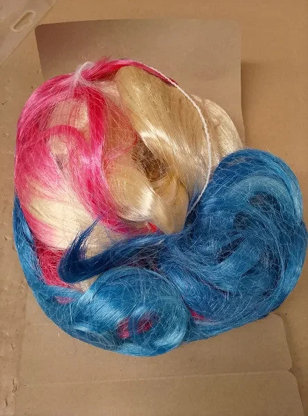 Rubies Harley Quinn Suicide Squad Wig Adults Blonde Pigtails 22x2.5x34cm