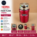 Thermos Stainless King Raspberry Pink Food Flask 710ml 14h Hot 24h Cold Thermal
