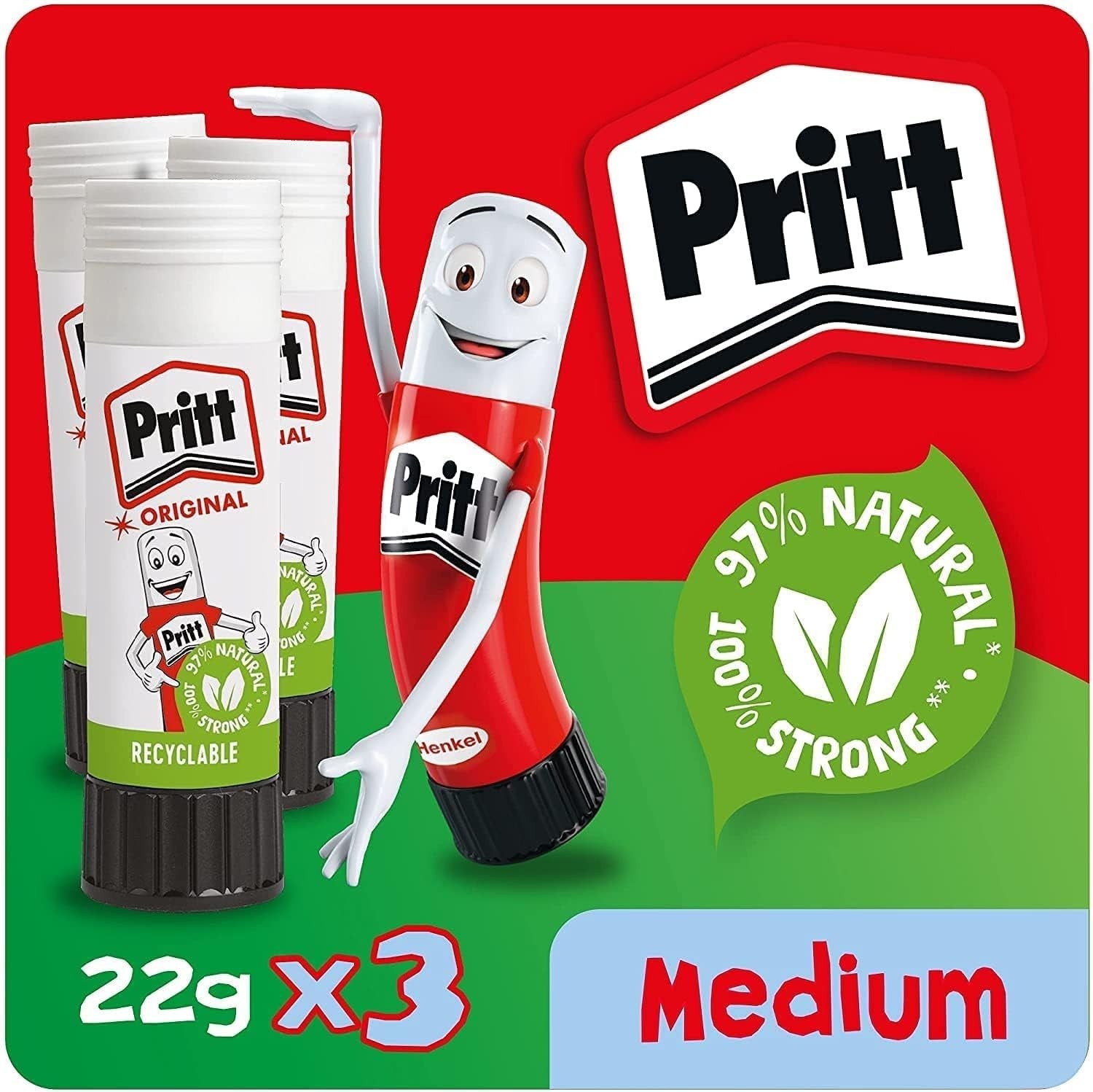Pritt Glue Stick Safe Child Friendly Craft Glue Arts Crafts Activities New