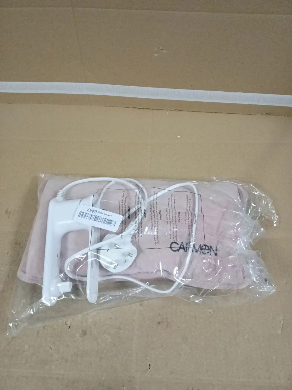 Carmen Large Rechargeable Hot Water Bottle Soft Touch Fleece Cover 36x19cm Pink