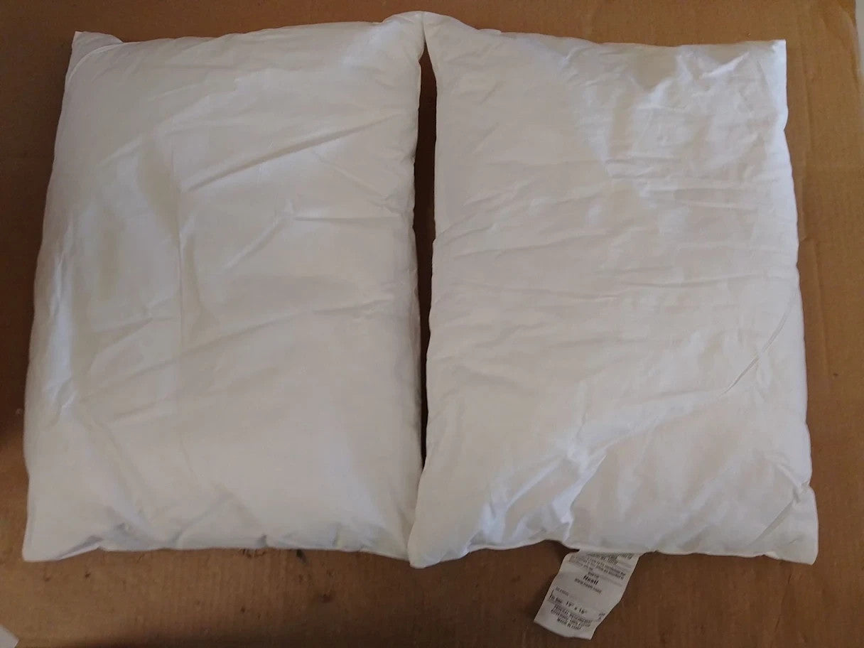 Nestl Toddler Pillow Pack Of 2 Organic Cotton Kids Travel Bed 33x45cm White New