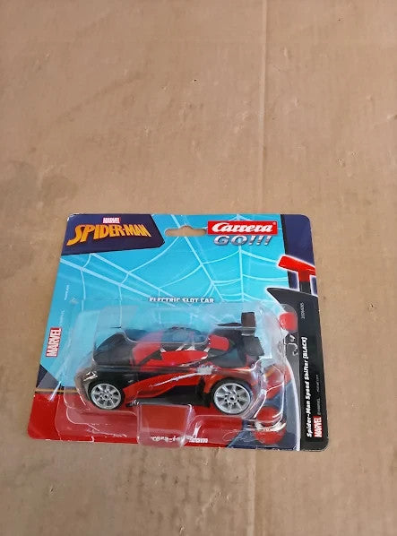 Carrera Go 20064265 Spider Man Speed Shifter Black 1:43 Scale Slot Car 6+ New