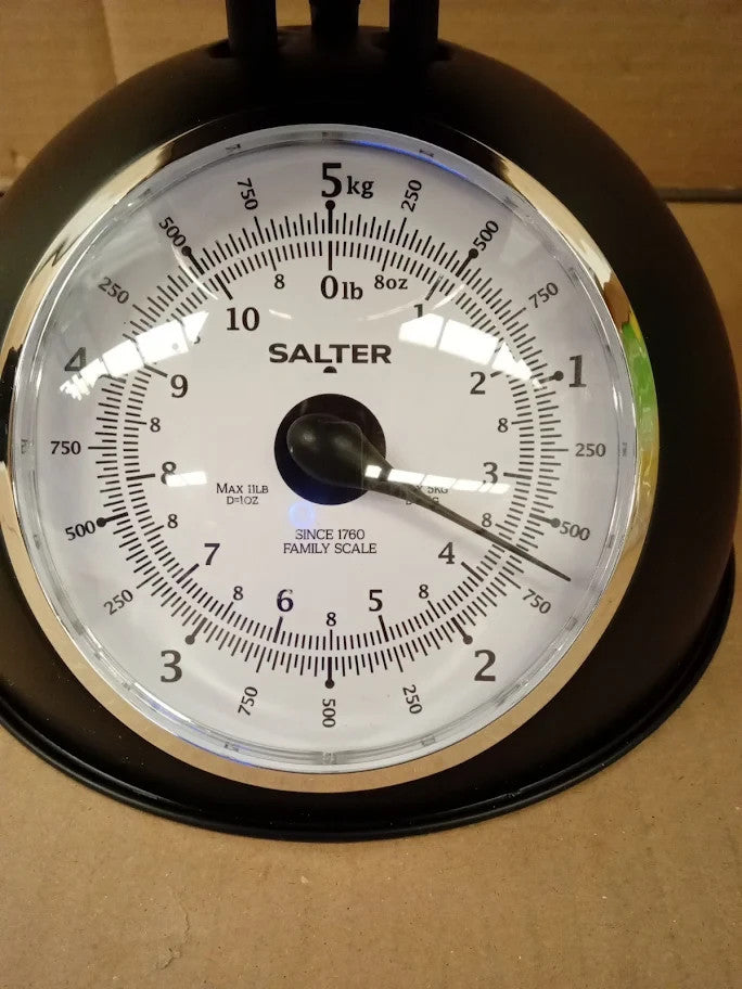 Salter Timeless Mechanical Kitchen Scale Cooking Scale 2L Dishwasher Safe New