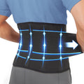 Clever Yellow Premium Back Support Belt Brace Lumbar Pain Relief Medium New