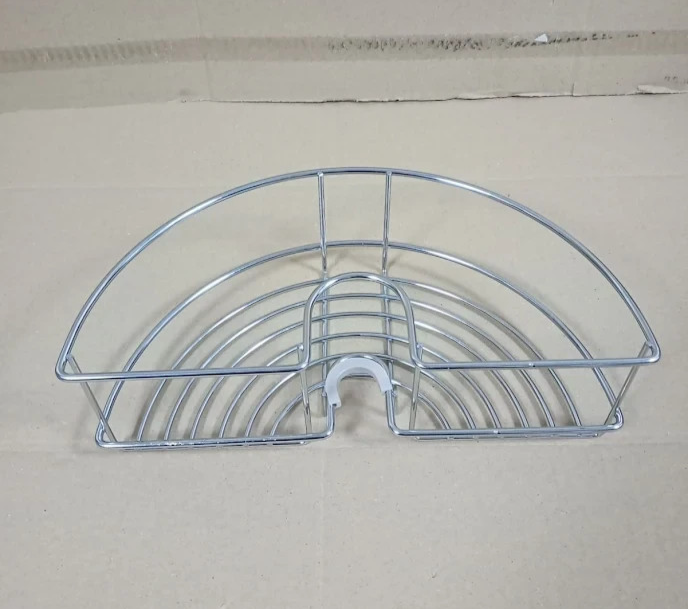 Croydex Clip On Riser Rail Shower Caddy Chrome Rust Free Bathroom Storage