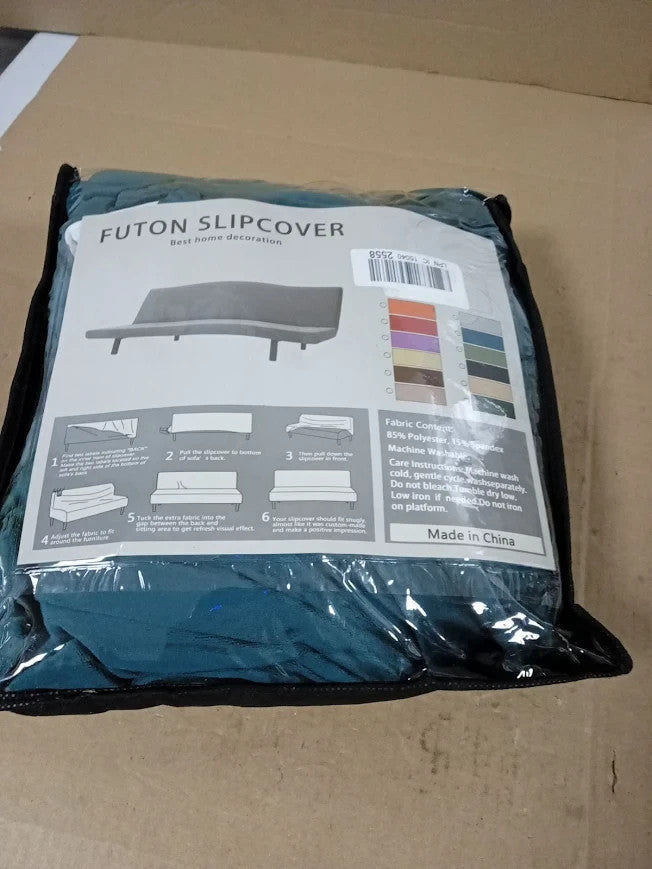 Chelzen Velvet Futon Cover High Stretch Armless Couch Spandex 80x170x80cm New
