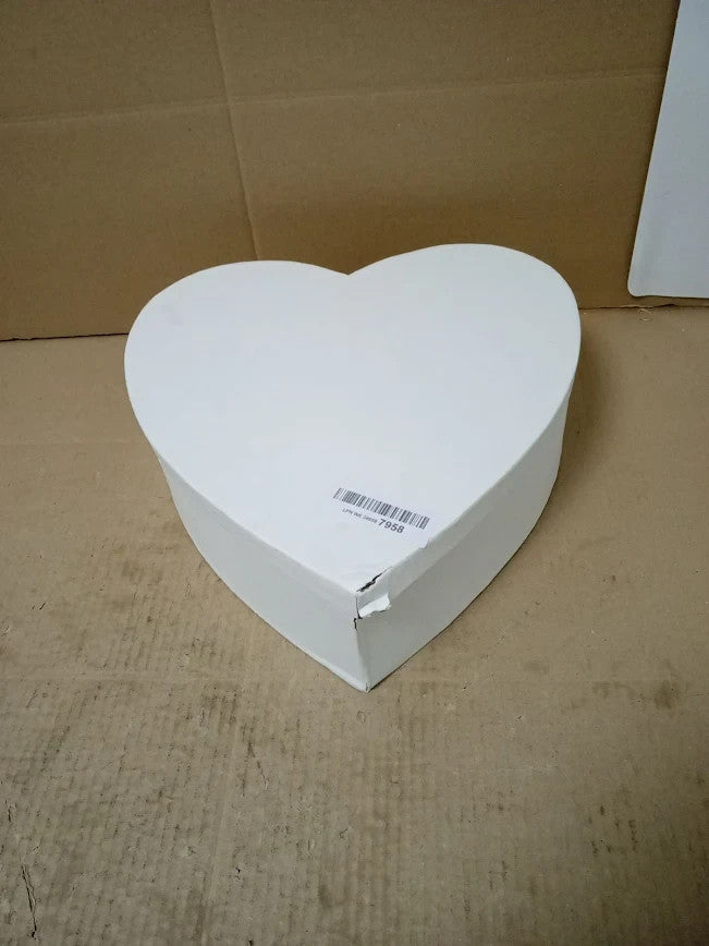 Rayher Heart Shaped Papier Mache Box Lid Crafting Decoupage Design Storage