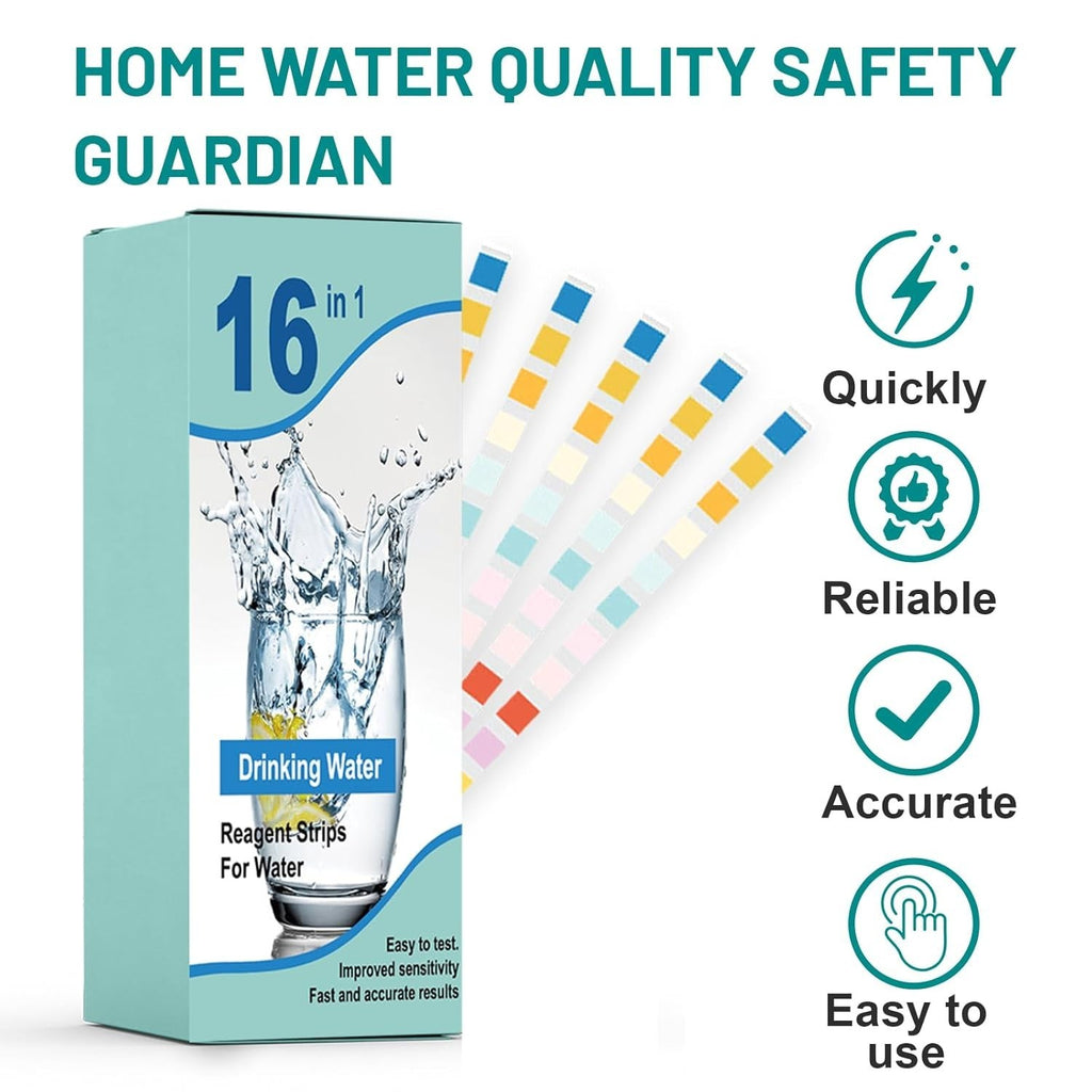 150 Pieces Professional 16in1 Drinking Water Testing Quality Kit Home New
