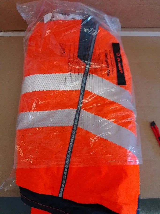 Portwest T400 Mens PW3 Lightweight Hi Vis Hooded Work Jacket Reflective XL New
