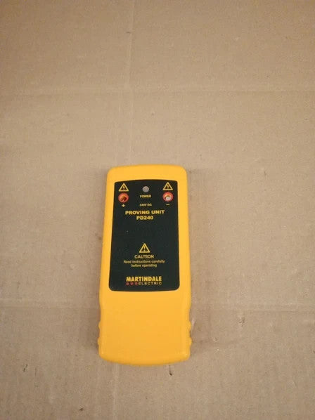 Martindale PD240 240 V Proving Unit Yellow Battery Powered 14.4x6.3x3.1cm New