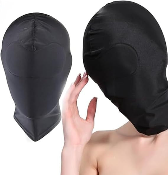 Yiluqifly Blindfold Mask Open Eye Mouth Headgear Cosplay Prank Carnival Medium