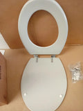 Argos Home Moulded Wood Toilet Seat Adjustable Grey 44.5x35.4x5.7cm