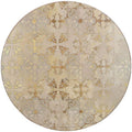 Creative Tops Cork Backed Round Placemats Set 4 Table Mats 29cm Gold New