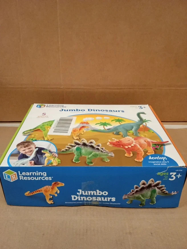 Learning Resources Jumbo Dinosaur Figures Toy Set Kids Educational Play New