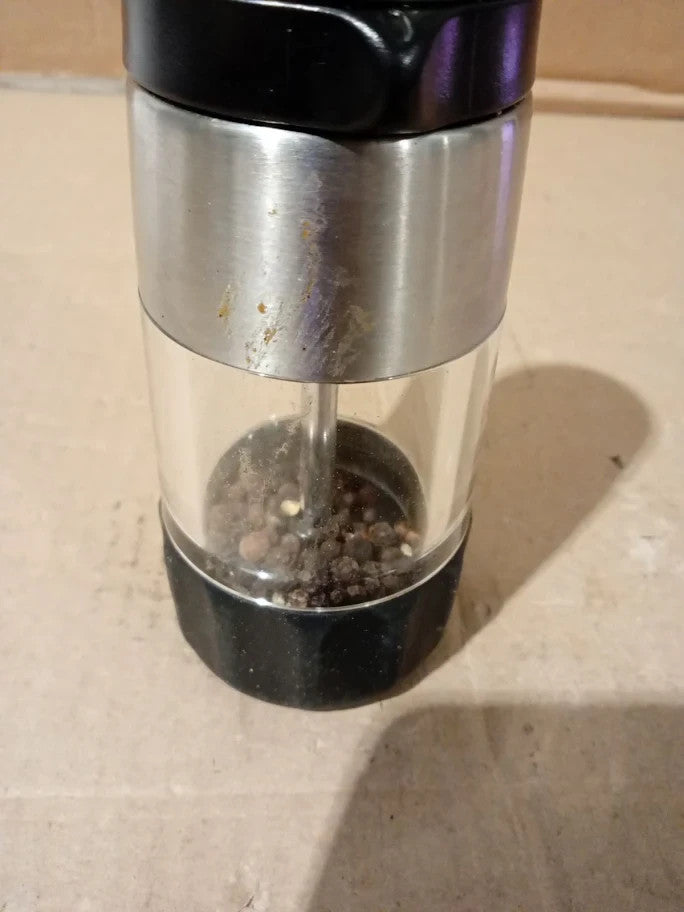 Oxo Good Grips Accent Mess Free Pepper Grinder Stainless 22.25wx5.5h Silver