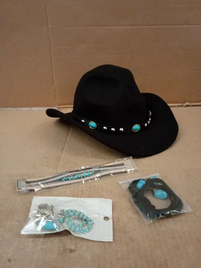 HFZCV Western Cowgirl Costume Women 70s Hippie Fancy Dress Set Without Vest New