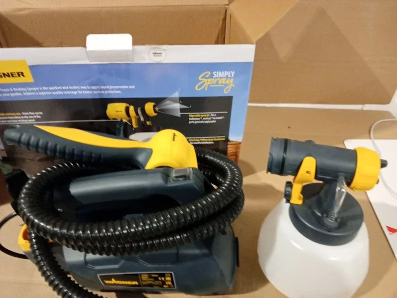 Wagner Fence Decking Paint Sprayer 1400ml Capacity 460W 1.8m Hose New