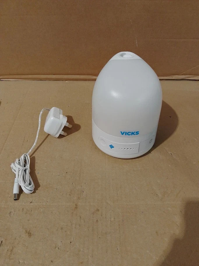 Vicks Personal Cool Mist Ultrasonic Humidifier Small Easy To Use Quiet White New