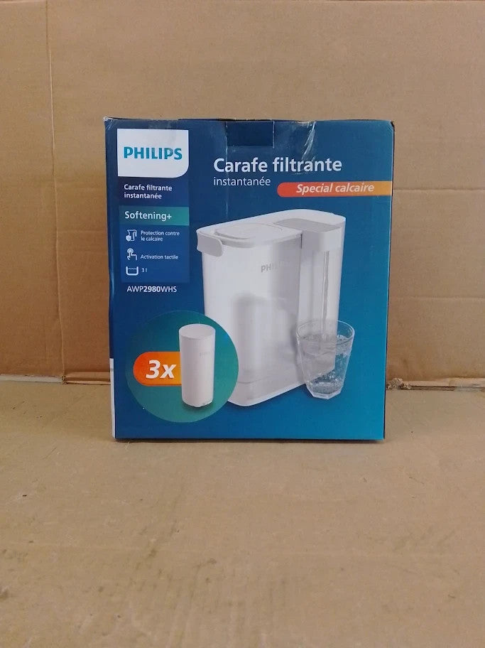 Philips Water Instant Filter Pitcher 3Litre 3x Anticalc Plus Filter Bpa Free New