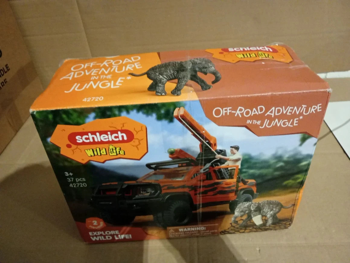 Schleich Wild Life Animal Rescue Toy Playset Truck Interactive Play 5+ 42720 New