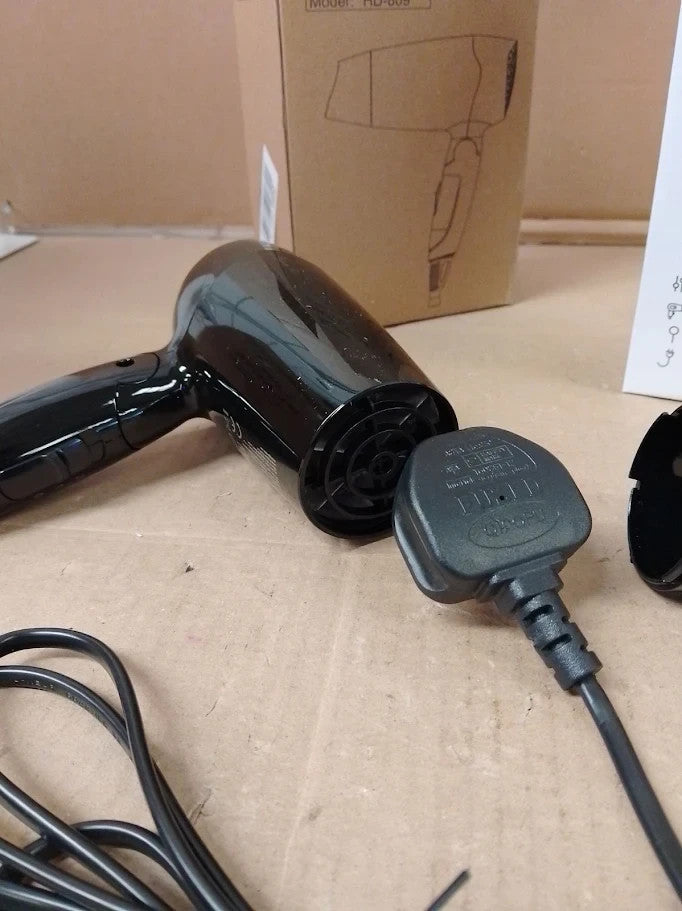 Yashe Mini Folding Hair Dryer Lightweight Travel Blow Dual Heat 1200W New
