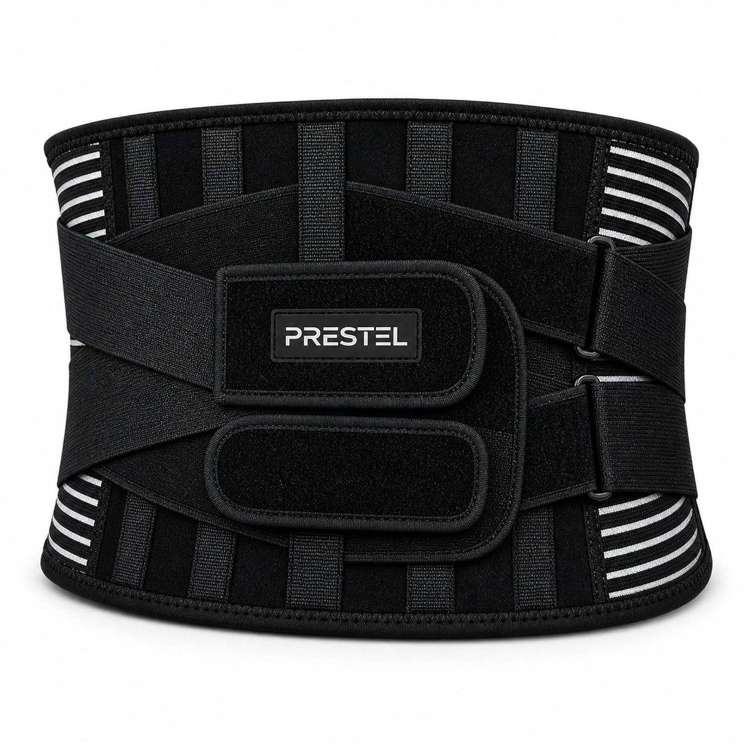 Prestel Lower Back Support Belt XL 36-41in Breathable Adjustable Pain Relief New