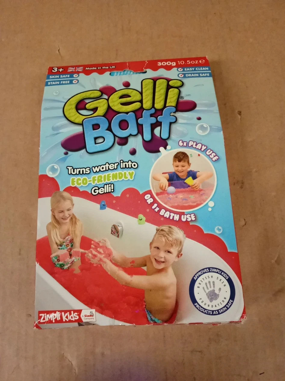 ZIMPLI Gelli Baff Red 1 Bath Or 6 Play Uses Magic Stress Relief Satisfying New