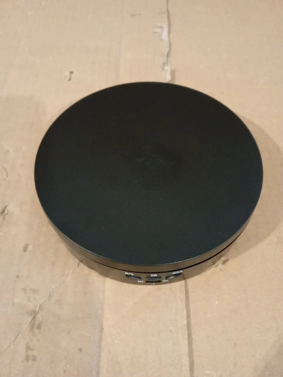 Electric Rotating Display Stand for Photography 360° Rotating 14.6cm Black