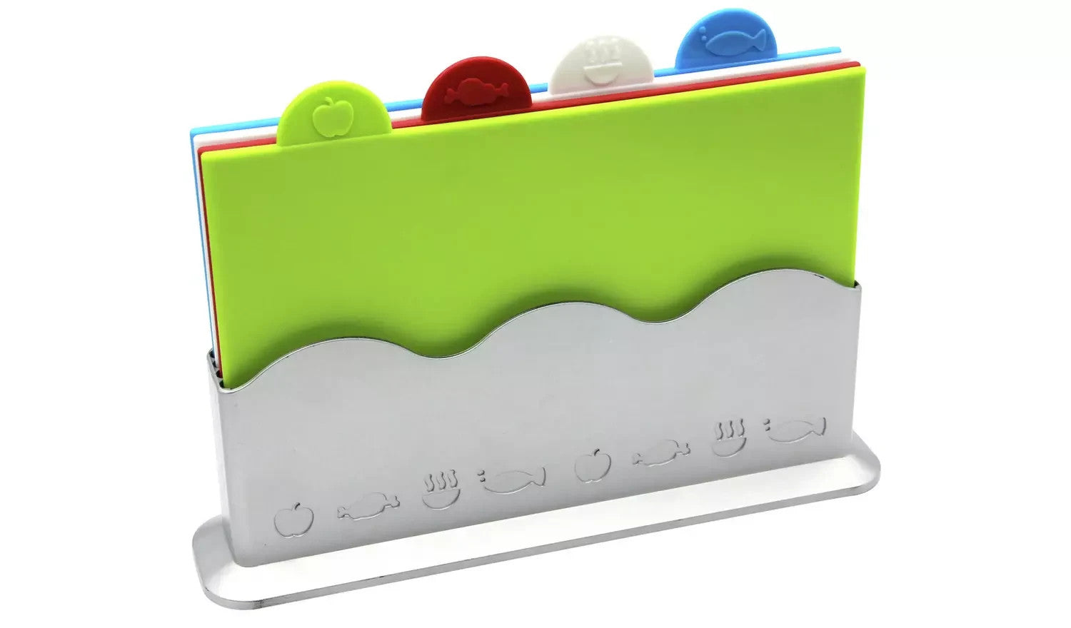 Argos Home 4 Pieces Plastic Chopping Boards Kitchen Food Preparation Set New