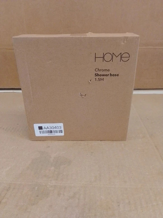 Argos Home Chrome Shower Hose 1.5m Flexible Bathroom Replacement Hose Design New