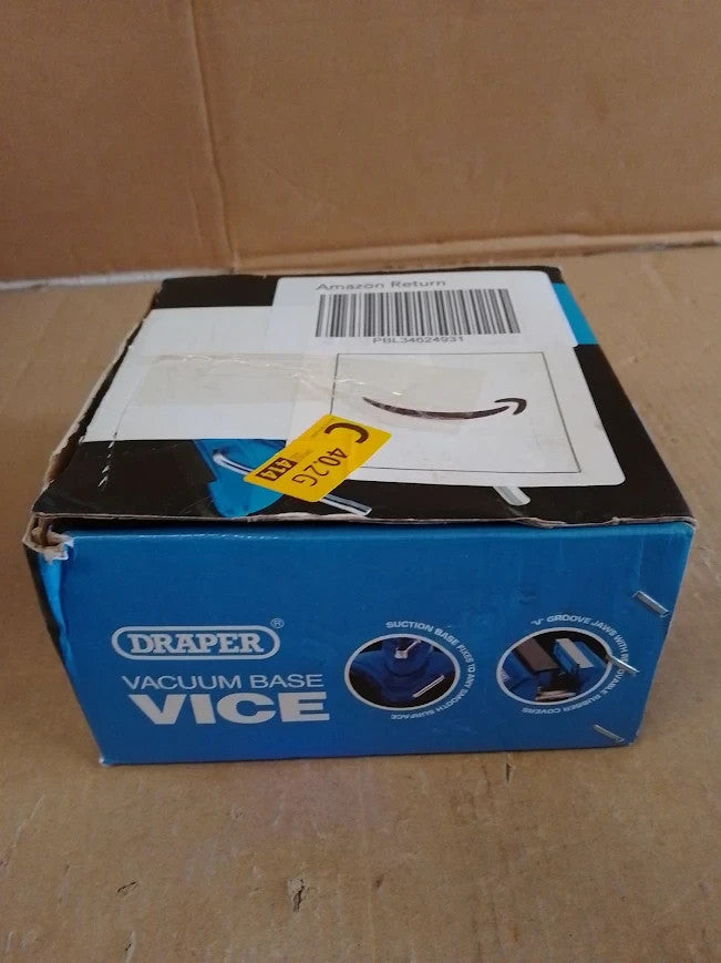 Draper 45245 Vacuum Vice 10/L 75mm Blue Corded Electric Versatile Swivel